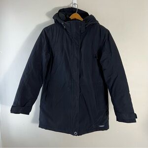 Lands' End Women’s Jacket Black Small Size 6-8 Squall Fleece Winter Parka Coat